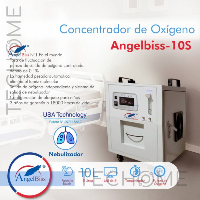 Concentrador de oxigeno 10S
