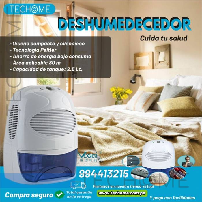 Deshumedecedor de Habitación ETD 850 2.5 Lt