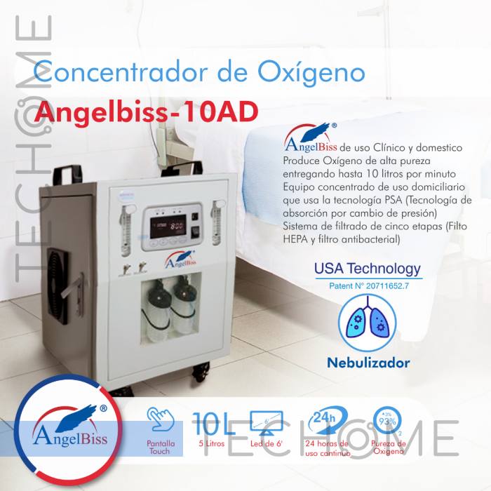 Concentrador de oxigeno 10AD